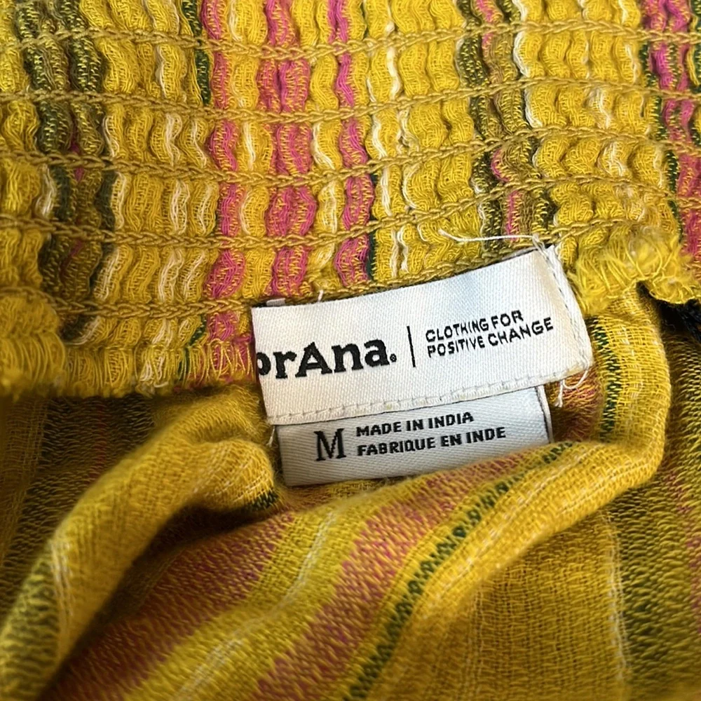 Prana Leapfrog Stripe Little Palm Organic Cotton Cami - Picture 8 of 11